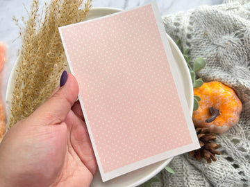 1 Sheet, Approx 13x90cm, Mini Polka Print Water Decal Image Transfer for Polymer Clay / Ceramics